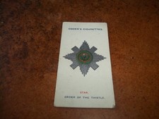 Ogden's Cigarette card Orders