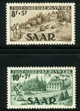 Stamps Saar, Scott # B65-B66