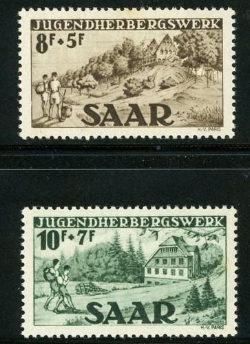 Stamps saar scott - saar,, b65-b66