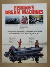 Crestliner V170 Viking Deluxe Fishing Boat Sales Flyer Ad Page