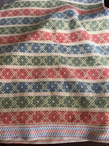 Vintage woven wool blanket - vintage,