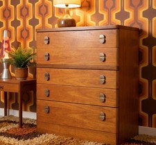 Stag Cantata teak Chest of 5