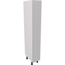 Fully Assembled 250mm Kitchen Matt Dust Grey Tall Larder Unit