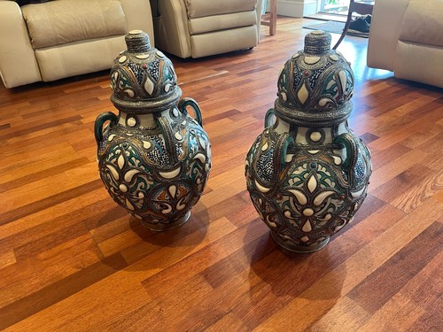 Hand painted ceramic - ceramic, moroccan