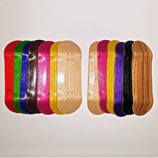 WOODEN MAPLE 5 PLY FINGERBOARD DECK - 32MM / 34MM X 100MM - VARIOUS COLOURS