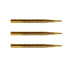 Shot Darts Gold Ti Cinder Grip Steel Tip Darts Points 