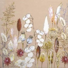 4x Single Paper Napkins for