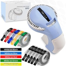 Dymo Omega Home Embossing Label Maker Junior Embosser OR 3D Label Tape 9mm Black