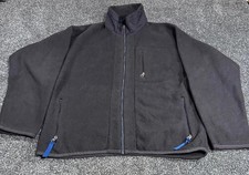 Vintage Men's Patagonia Black Synchilla Full Zip Fleece Jacket Size Medium 