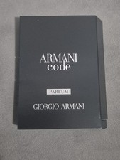 Armani Code Parfum 1.2ml Travel Spray ~ Brand New Sealed.