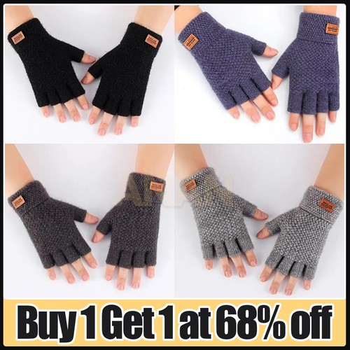 Mens womens thermal fingerless - mens,