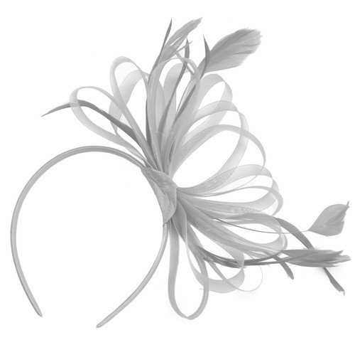 Large wedding fascinator - wedding,