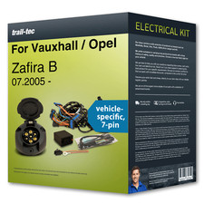 Towbar wiring kit 7-pin specific ›for VAUXHALL / OPEL Zafira B 07.2005- + manual