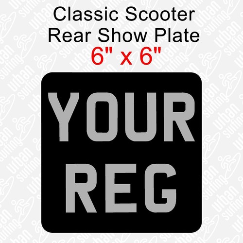 Classic scooter number - 6",