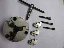 3 Jaw Self Centering 125MM Chuck With Reversible Jaws Front Mount