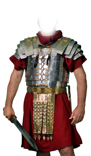 Medieval roman lorica - roman,