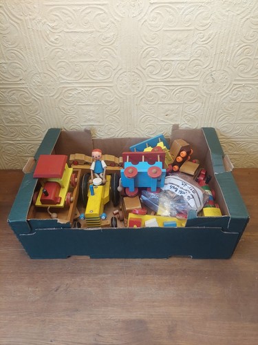 Job lot vintage wooden - of, pull