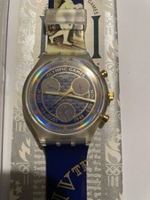 Swatch Chrono Wrist Watch LONDON 1948 in original box - Olympic - Atlanta 1996