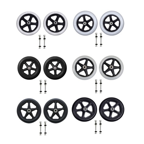 2pcs wheelchair front - front, wheel