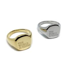 World Is Yours Signet Ring |
