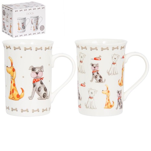 Dog mugs set - dog,
