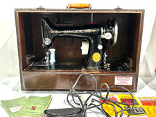 Singer Electric Sewing Machine with Original Case & Accessories 99k 1946