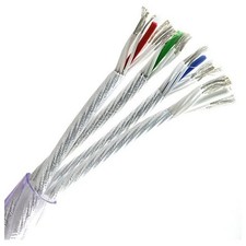 QED Genesis Silver Spiral Bi Wire Speaker Bare Wire - Hi-End Unused Offcut 100cm