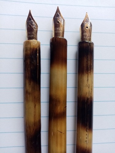 Calligraphy dip pen with - dip, gold