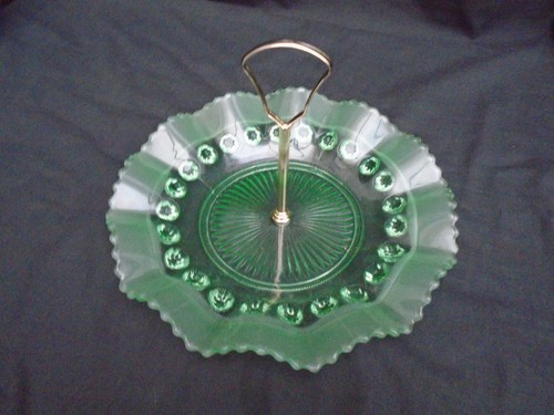 Vintage bagley green pressed - vintage,