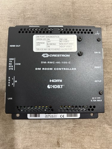 Crestron rmc 100 - crestron, dm-rmc-4k-100-c
