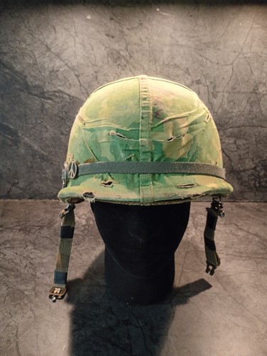 Vietnam era helmet with - vietnam,