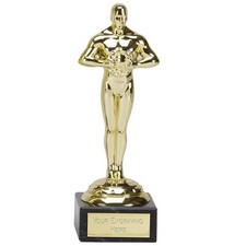178mm Achievement Figure Style Hollywood Prom Party Trophy Award FREE Engraving