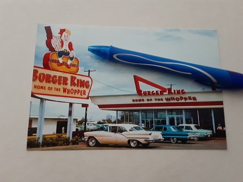 Burger king 1960s drive in - king,,