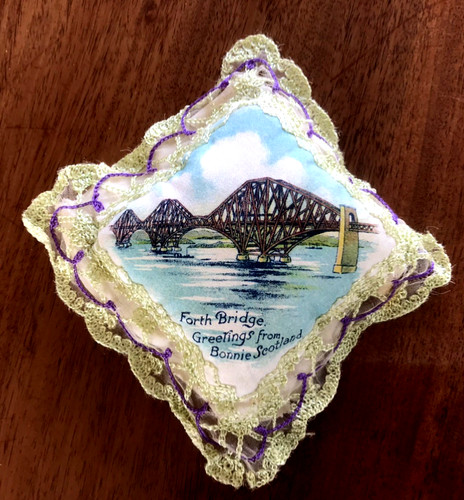 Antique scottish pin cushion - scottish,