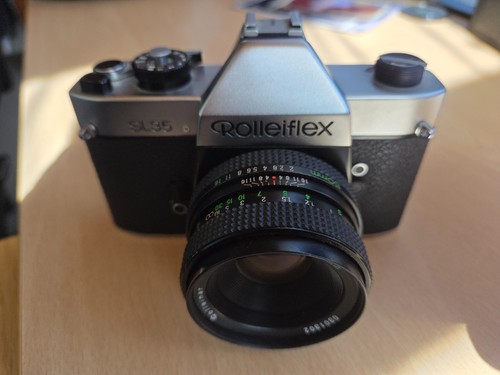 Rolleiflex sl35 made in - -,