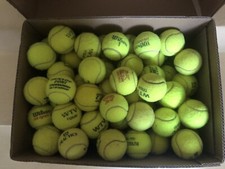 100 USED TENNIS BALLS brand mix Head, Wilson, Tennispoint used tennis balls