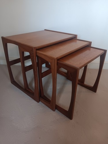Plan quadrille teak nest of - g-plan,