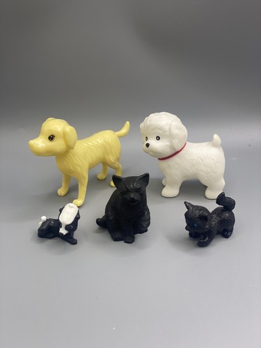 Toy figures dogs golden - toy,