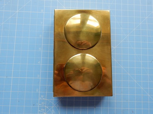 Handmade brass watercolour - watercolour, box