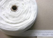 1 INCH 25mm CURTAIN HEADING HEADER TAPE WHITE PENCIL PLEAT ( CHOICE OF LENGTHS )
