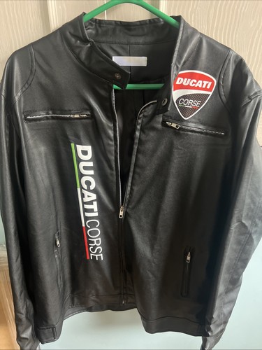 Ducati faux leather jacket - ducati,