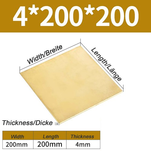 Natural brass sheet metal - sheet,