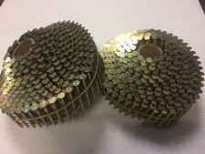 2.1 WIRE COLLATED CONICAL COIL NAIL 50MM DIAMOND POINT - 2 COILS (80NAILS)