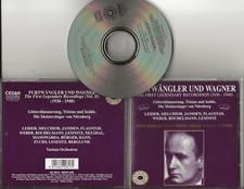 FURTWANGLER First Legendary Wagner recordings Vol.2 (1936-40) remastered cd 1996