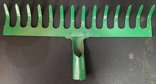 Tooth steel garden rake - steel,