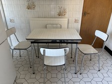 Retro Formica Dining Table & Chairs