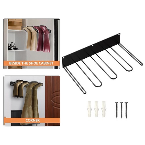 Wall mounted boot rack - wall,