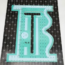 Quilting Ruler is a Straight Curvy Quilting Tool with a Cut Out Center