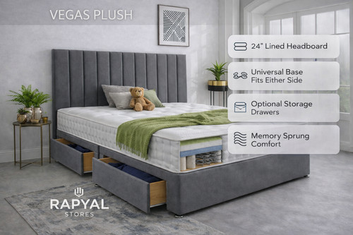 Luxury plush divan - luxury, set