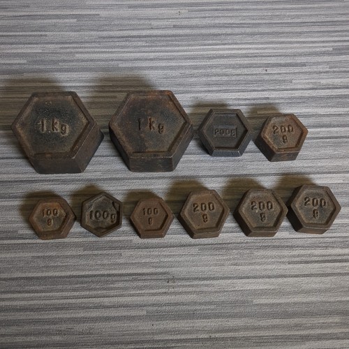 Vintage set cast iron - set,